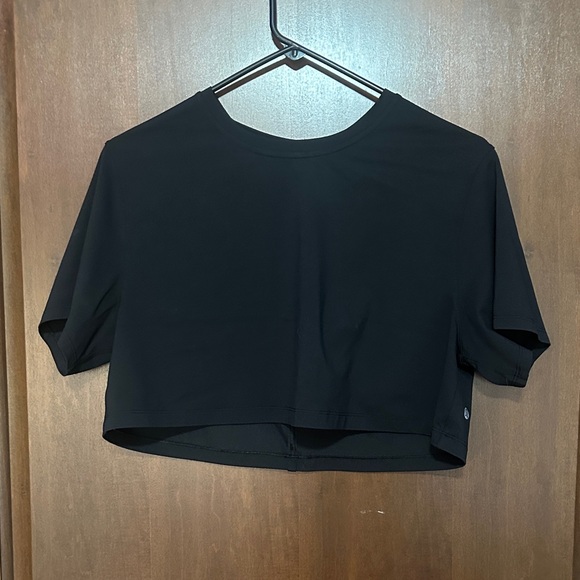 lululemon athletica Tops - lululemon athletica Classic Black Crop Top